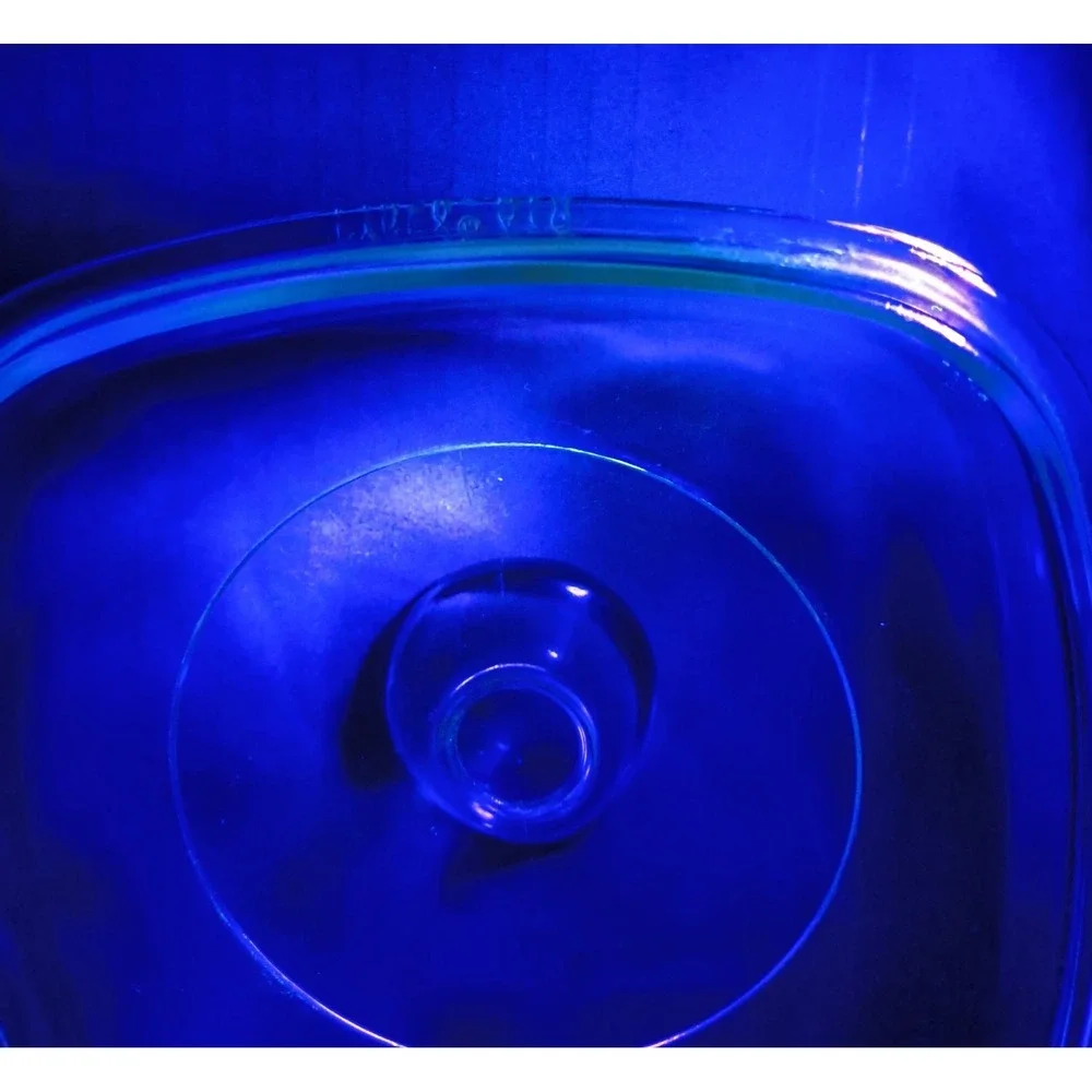 Corning Ware Country Cornflower UV Glow Pyrex Corelle 1 Qt Square Casserole Dish